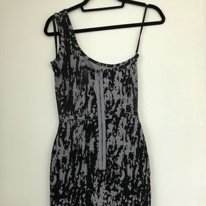 Asymmetric One-shoulder BCBG Bodycon Dress